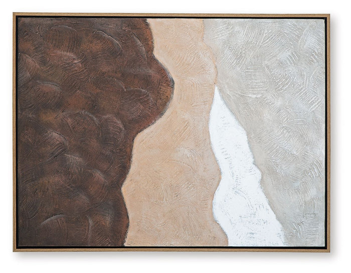 Fanthorne - Wall Art - Tan / Brown / White image 4
