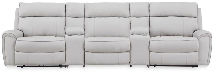 Social Pointe - Reclining Sectional image 4