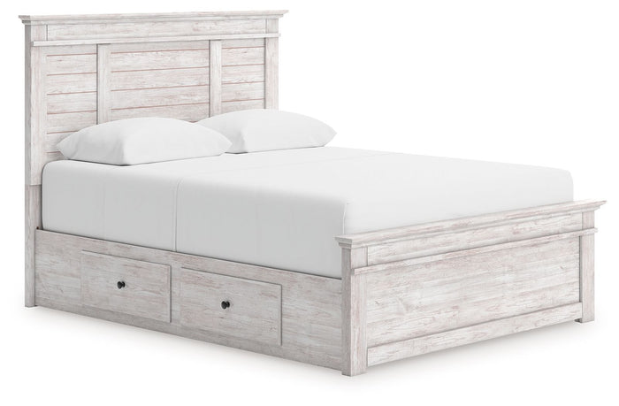 Makidern - Panel Storage Bed With Under Bed Storage Unit image 4