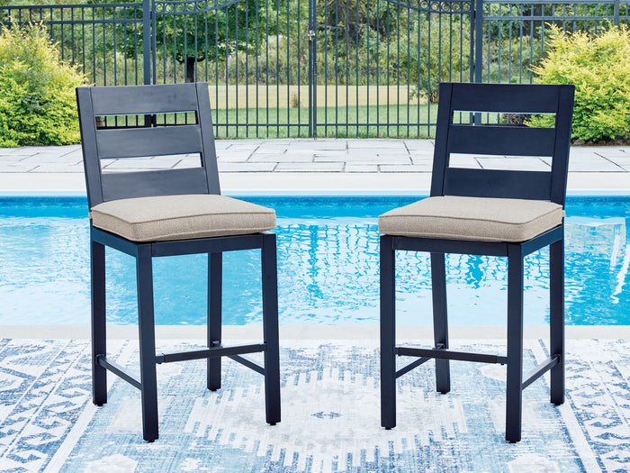 East Beach - Barstool (Set of 2) - Blue image 3