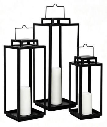 Gilmerland - Indoor/Outdoor Lantern Set (Set of 3) image 2