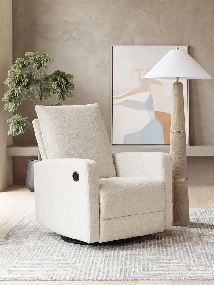 Oaklynn-Manor - Swivel Glider Recliner - Canvas image 3