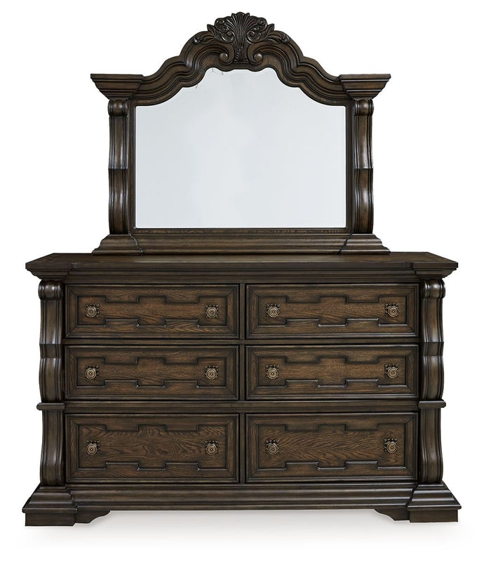 Maylee - Dresser And Mirror - Dark Brown image 2