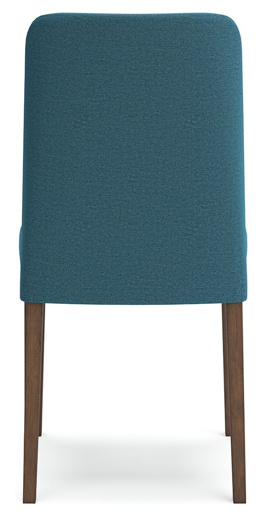 Lyncott - Dining Uph Side Chair (Set of 2) - Blue / Brown image 3