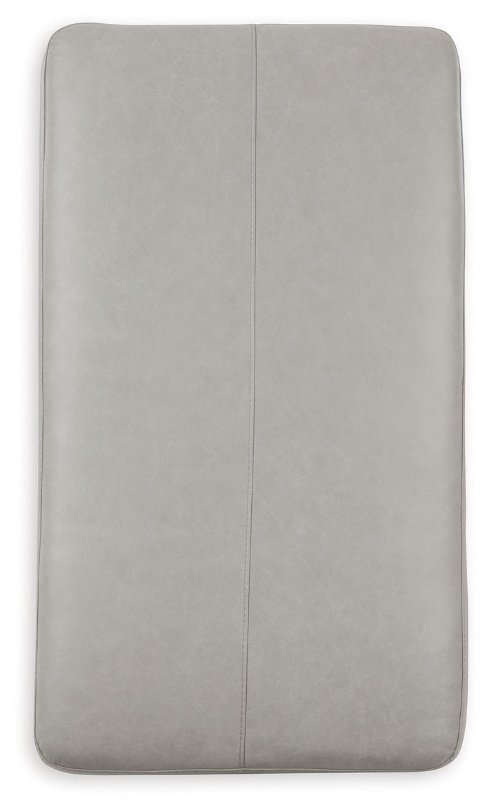 Amiata - Oversized Accent Ottoman - Glacier image 3