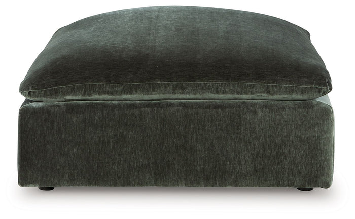 Carriage View - Oversized Accent Ottoman - Jade image 3