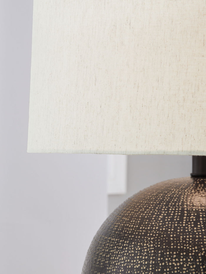 Hambell - Metal Table Lamp - Black / Gold Finish image 3