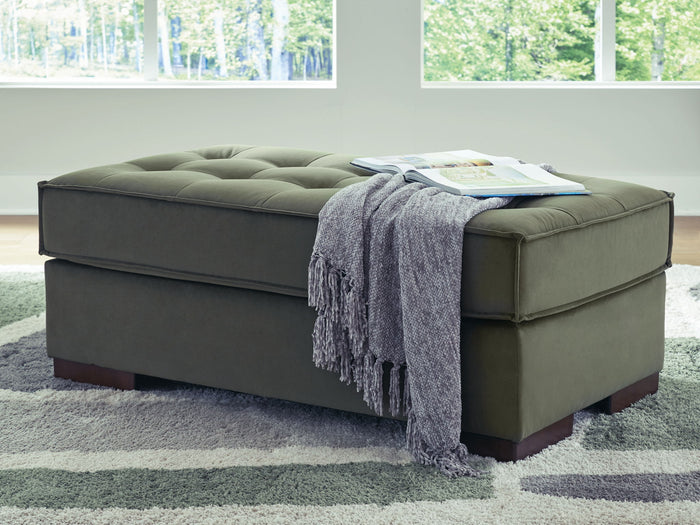 Caspian-Town - Oversized Accent Ottoman - Olive image 4