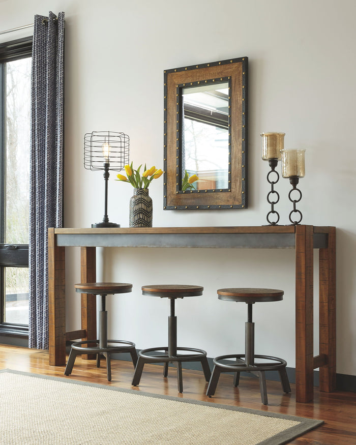 Torjin - Long Counter Table - Dark Brown image 4