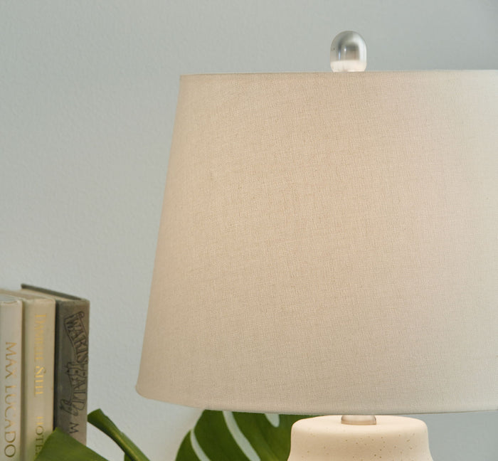 Afener - Ceramic Table Lamp (Set of 2) - Blue / Beige image 4