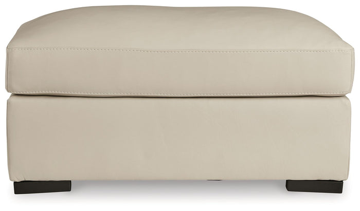 Treasure Trove - Ottoman - Leather Match - Almond image 4