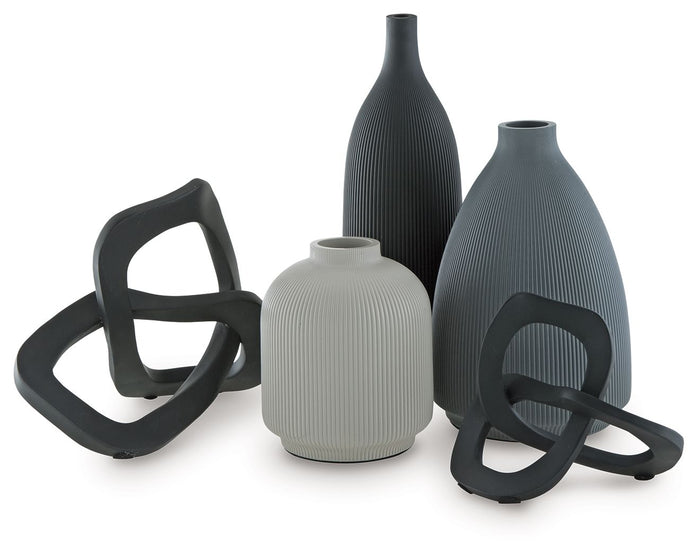 Leithick - Accessory Set (Set of 5) - Black / Tan / Gray image 1