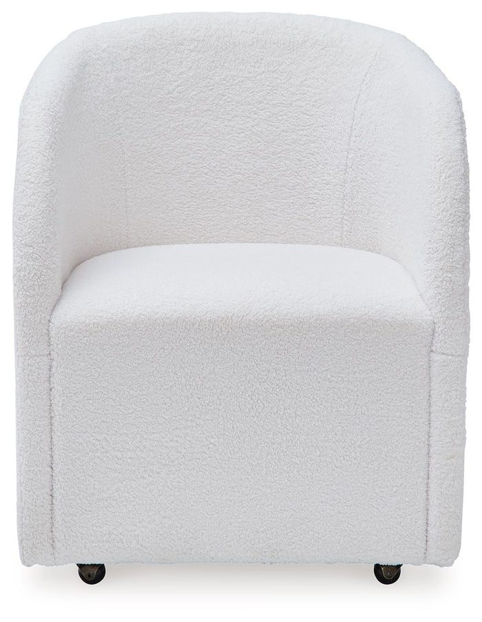 Rowanbeck - Dining Upholstered Arm Chair (Set of 2) - Ivory image 2