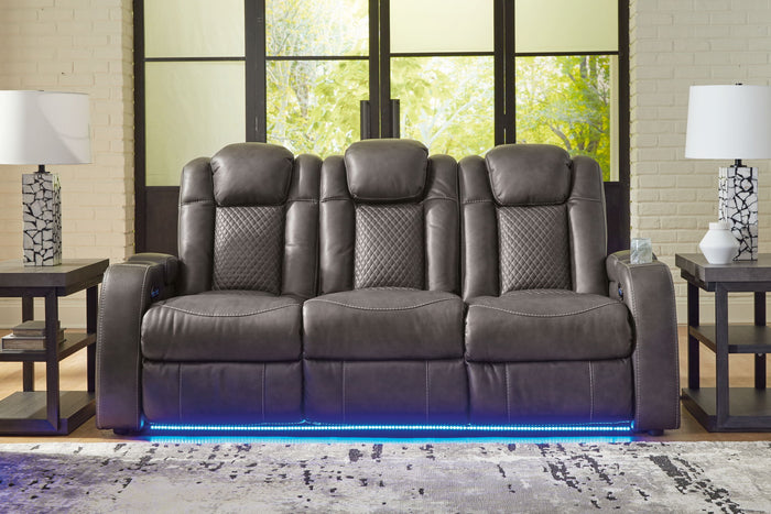 Fyne-dyme - Power Reclining Sofa With Adj Headrest image 7