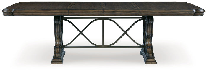 Maylee - Dining Extension Table - Dark Brown image 2