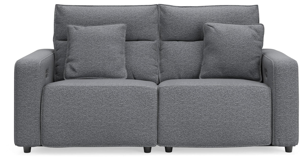 Dark Gray / 2 Pc. Power Reclining Loveseat Sectional