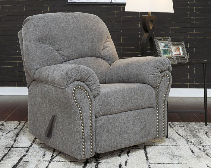 Allmaxx - Rocker Recliner - Pewter image 3