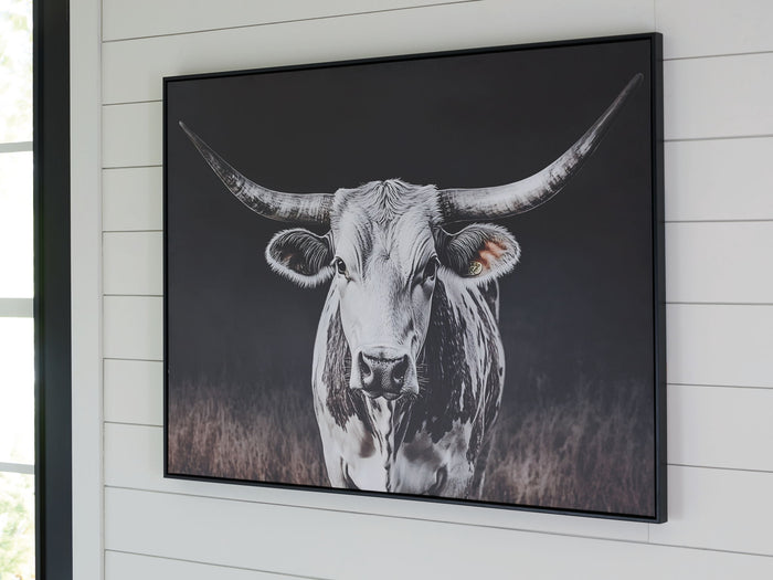 Harlandale - Wall Art - Black / White / Brown image 3