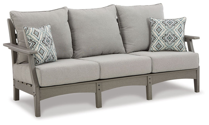Visola - Sofa with Cushion - Gray image 1
