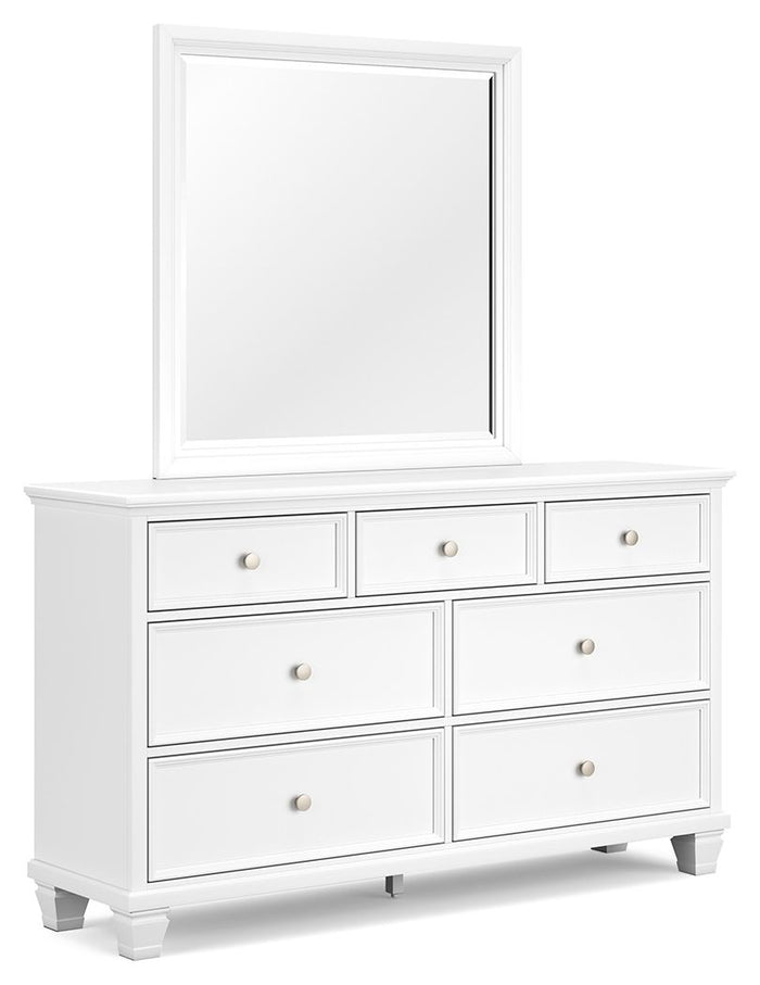Fortman - Dresser And Mirror - White image 1