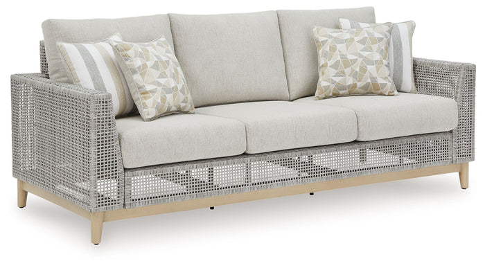 Seton Creek - 4 Pc. - Lounge Set - Gray image 4
