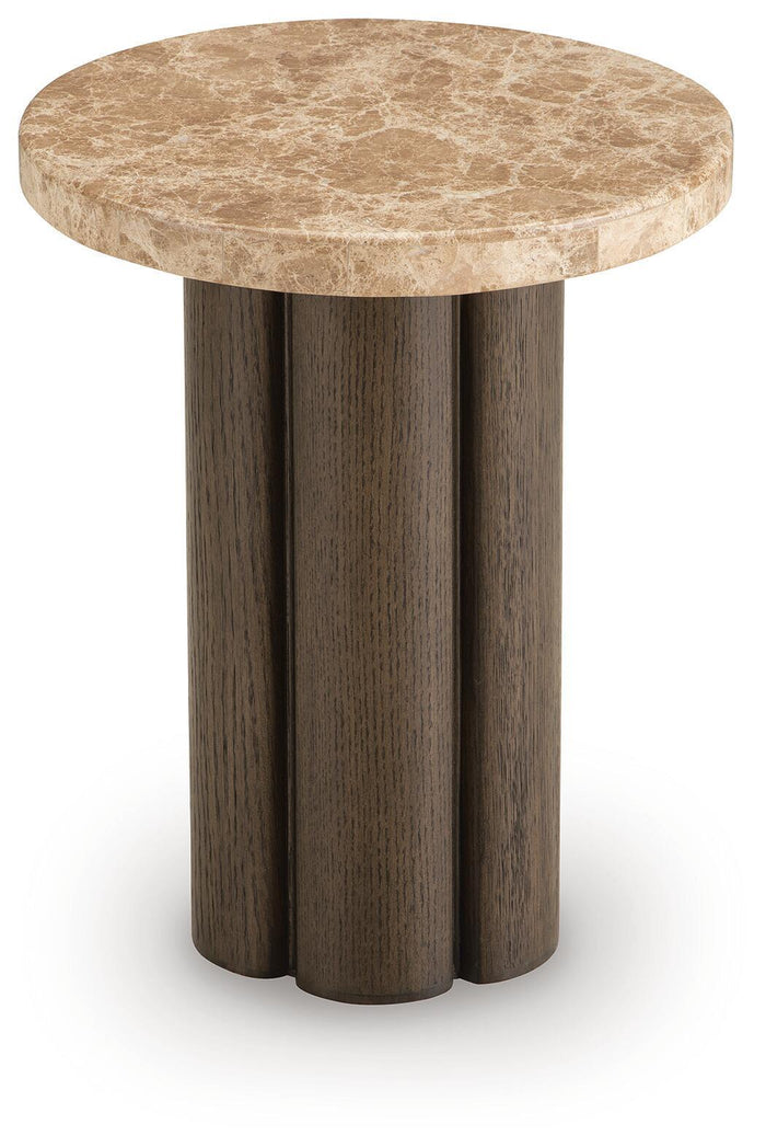 Darimore - Chair Side End Table - Burnished Brown image 4
