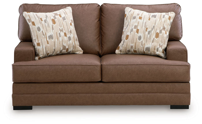 VillaCourt - Loveseat - Caramel image 4