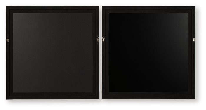 Winbrook - Wall Art Set (Set of 2) - Gray / Tan / Gold Finish image 2