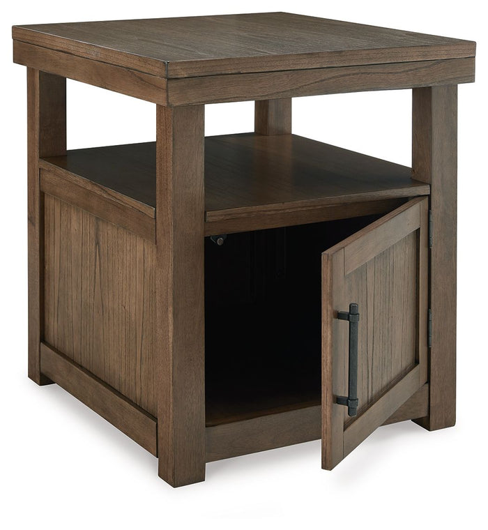 Boardernest - Rectangular End Table - Brown image 3