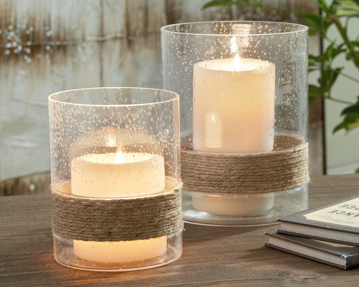 Eudocia - Candle Holder Set (Set of 2) - Clear image 3
