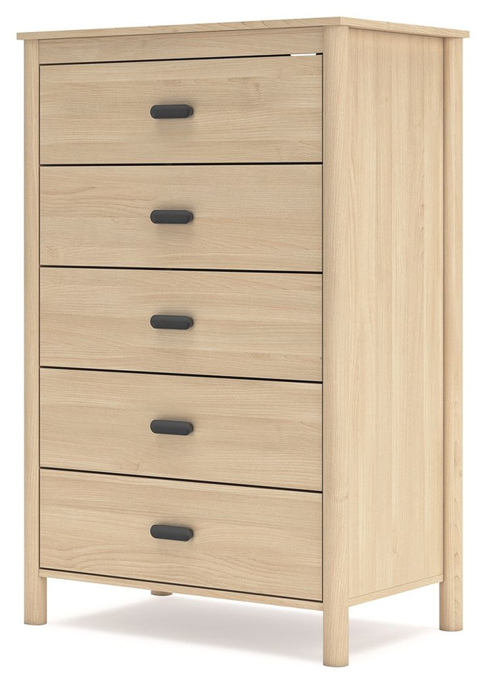 Cabinella - Five Drawer Chest - Tan image 3
