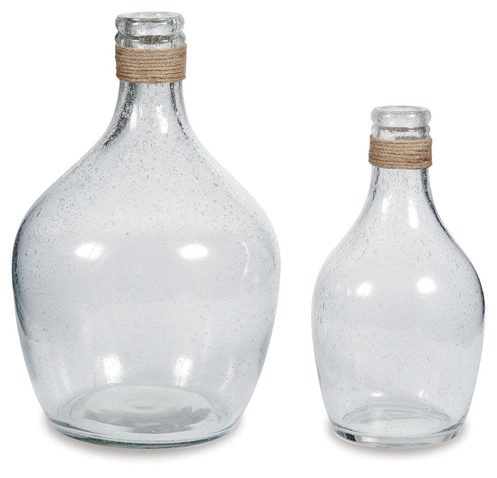 Marcin - Vase Set (Set of 2) - Clear image 1