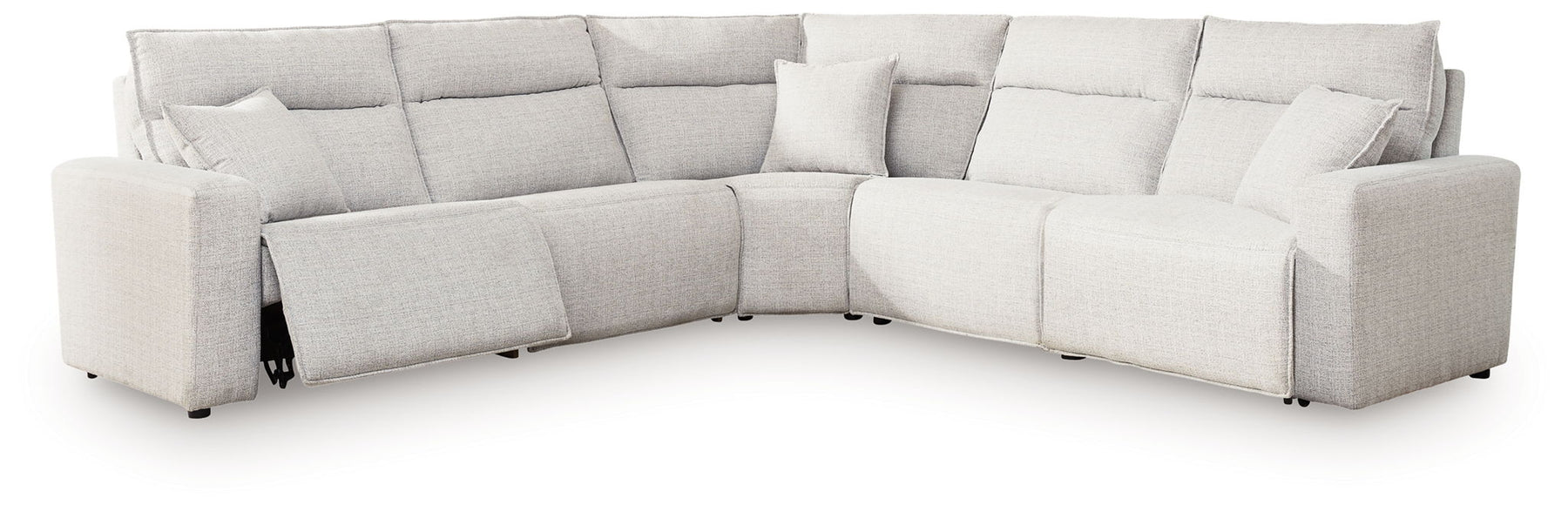 Gray / 5 Pc. Power Reclining Sectional