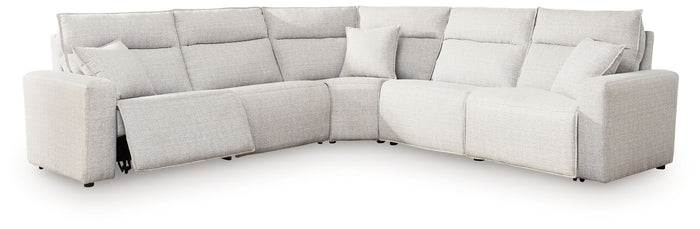 Modmax II - Reclining Sectional - Stone image 2