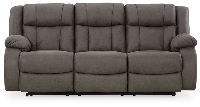 First Base - Reclining Sofa - Gunmetal image 1