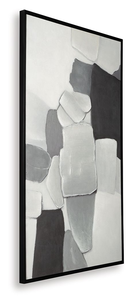 Adilson - Wall Art - White / Gray / Black image 4