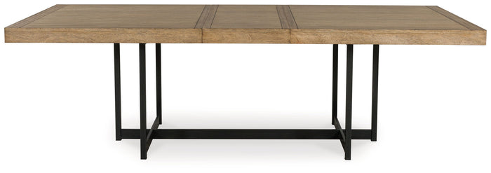 Tomtyn - Rectangular Dining Room Extension Table - Light Brown image 2