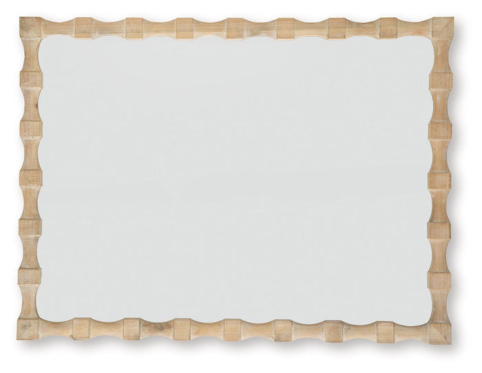 Acelmore - Accent Mirror - Light Brown image 4