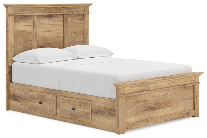 Makidern - Panel Storage Bed With 2 Under Bed Storage Units image 6