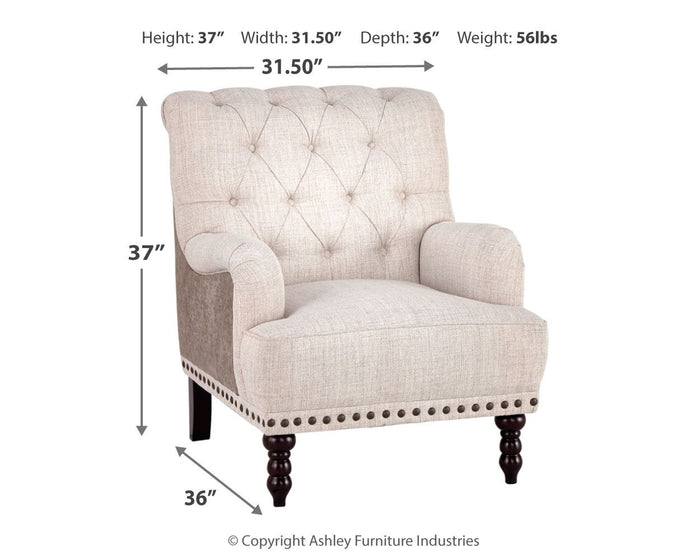 Tartonelle - Accent Chair - Ivory / Taupe image 4