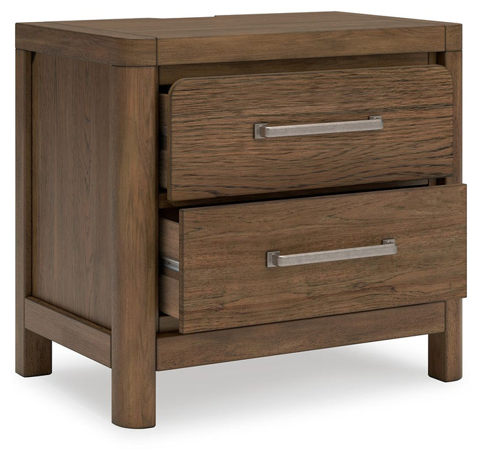 Cabalynn - Two Drawer Night Stand - Light Brown image 4
