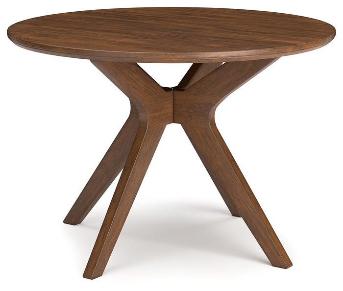 Lyncott - Round Dining Room Table - Brown image 1