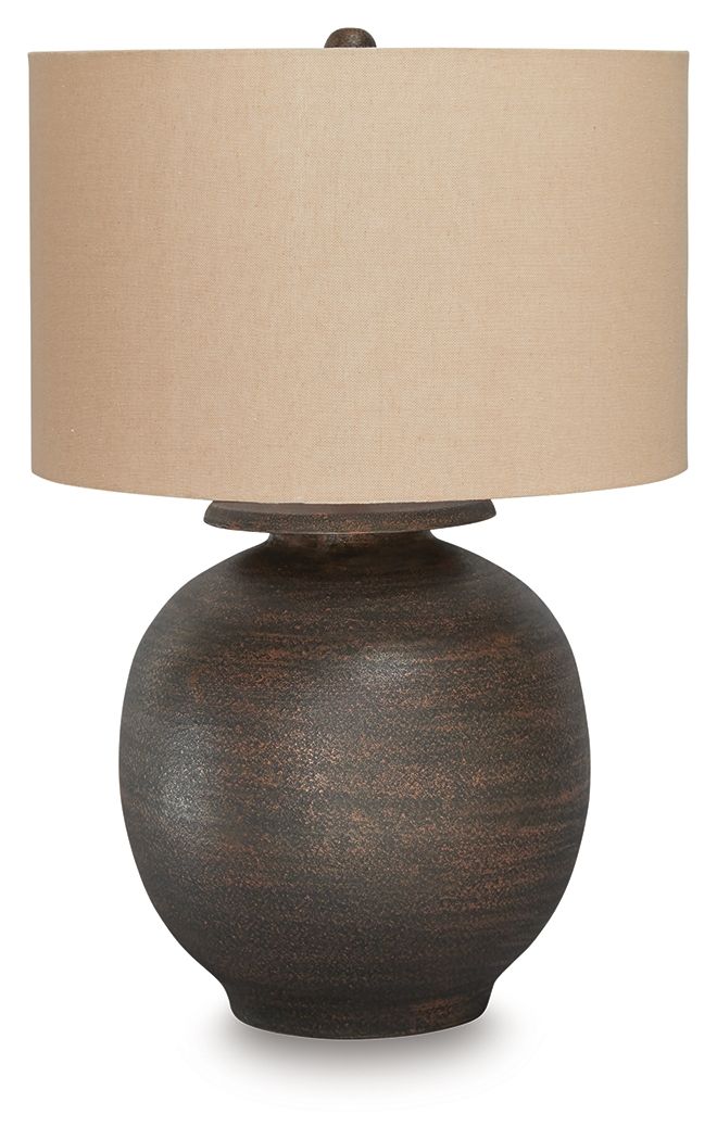 Carlenbury - Metal Table Lamp - Antique Brown image 1