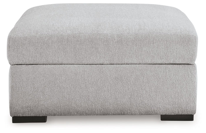 Gabyleigh - Ottoman With Storage - Nickel image 2