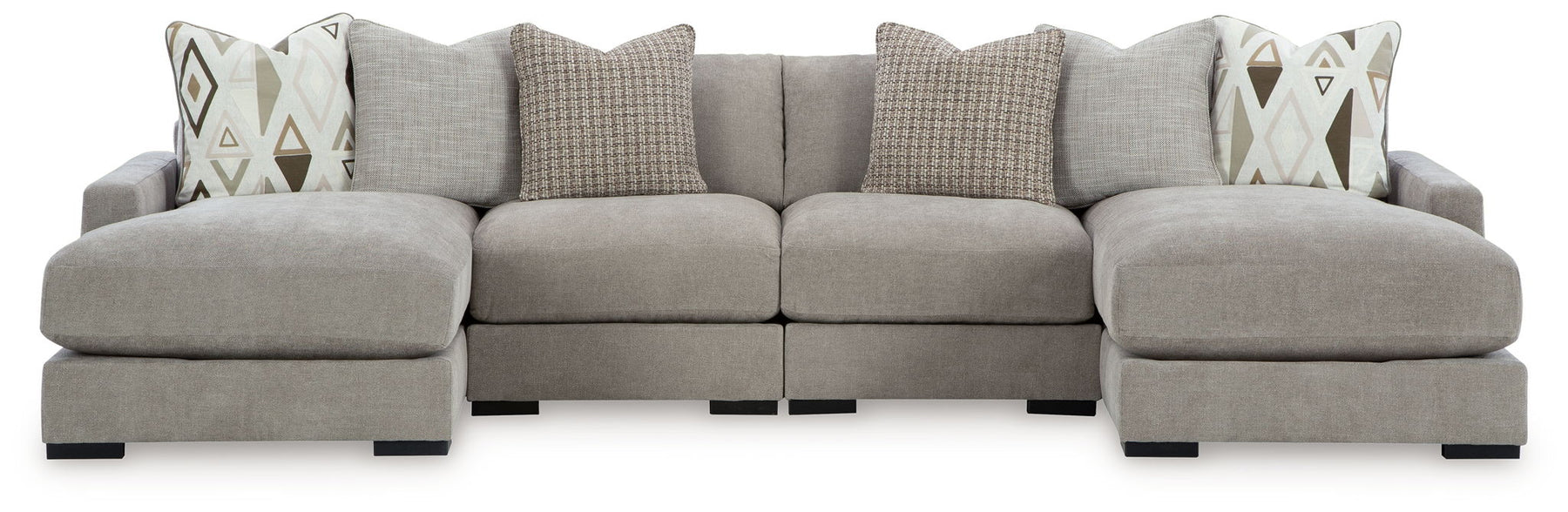 Gray / 4 Pc. Sofa Pit Sectional