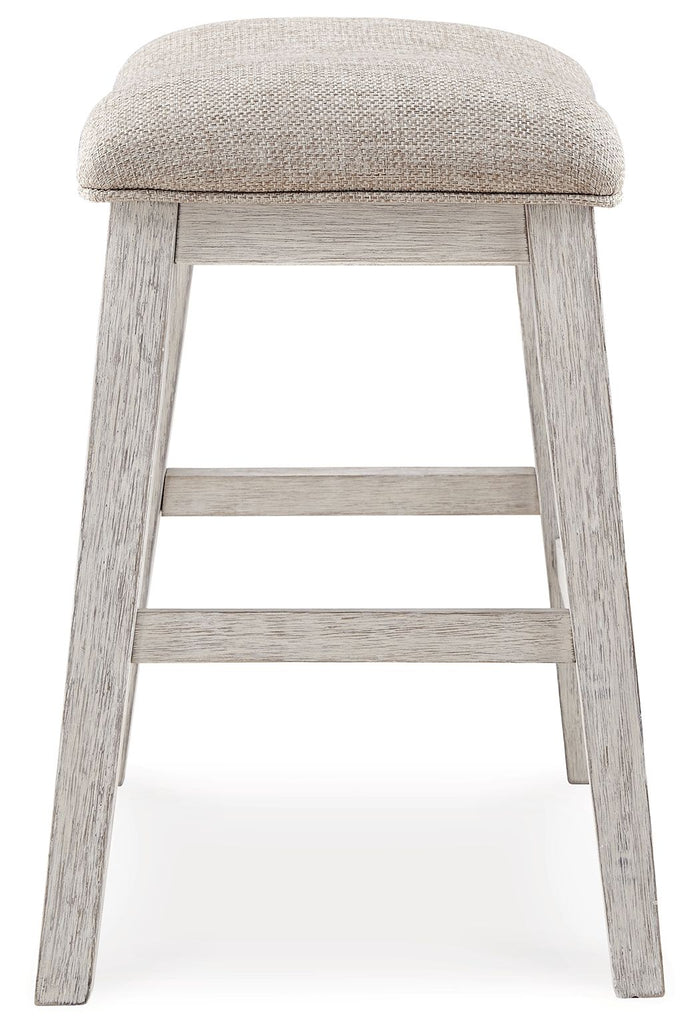 Skempton - Upholstered Stool (Set of 2) - White image 3