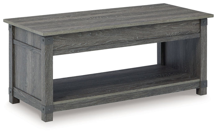 Freedan - Rect Lift Top Cocktail Table - Grayish Brown image 1