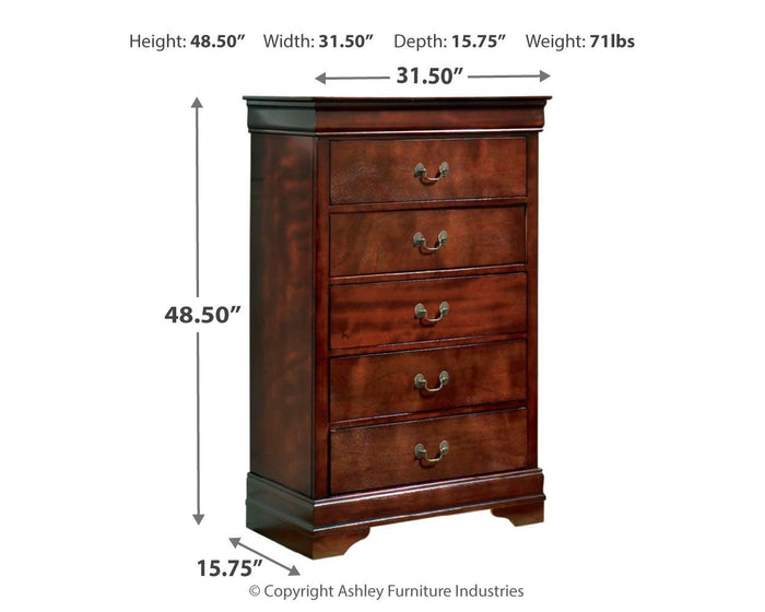 Alisdair - Chest - Reddish Brown image 4