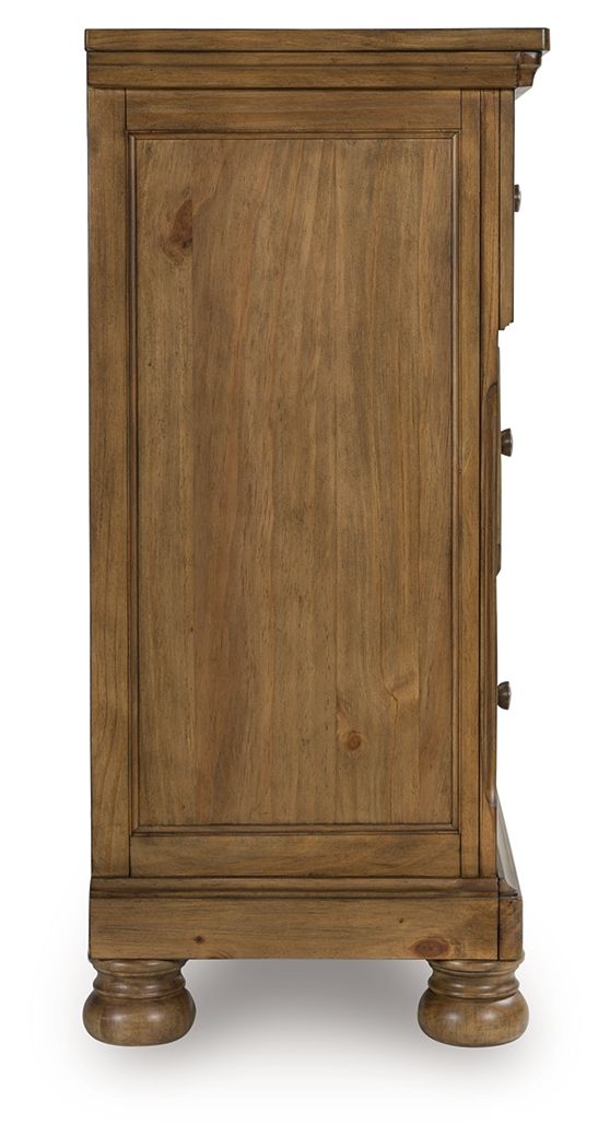 Feddinger - Dresser - Medium Brown image 3