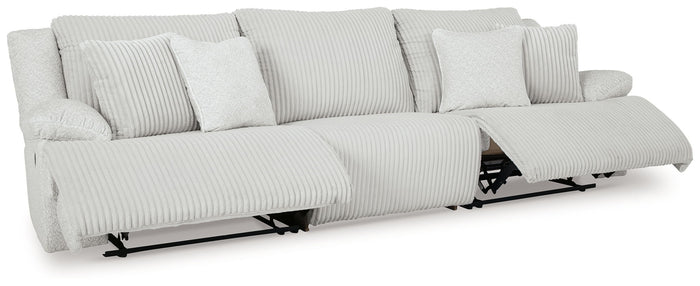 Top Tier - 3-Piece Sectional Sofa With RAF And LAF Recliner - Alloy image 4